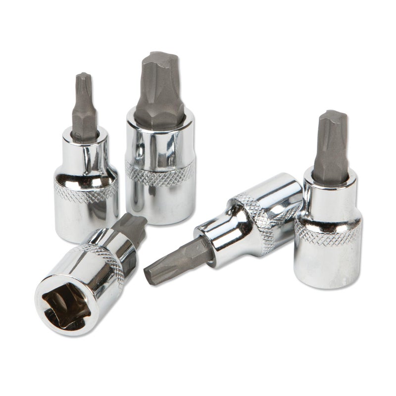 Performance Tool W13500 Mortorq Bit Socket Set, 5Pc - Professional Grade Torx Fastener Kit for Automotive and Industrial Applications - Image 2